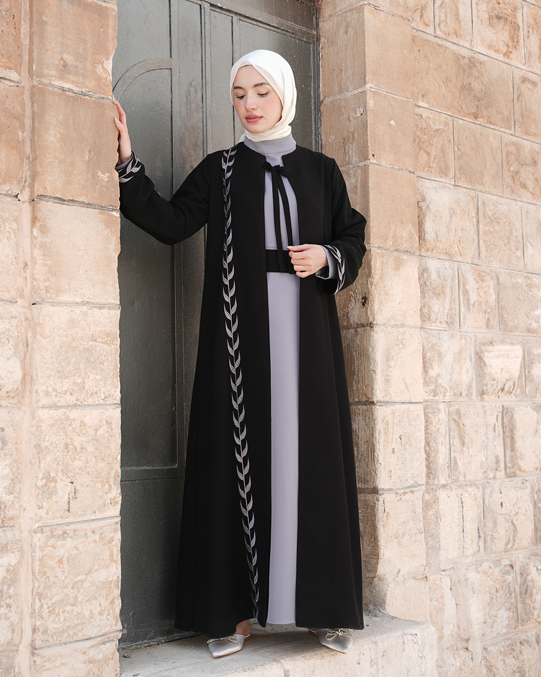 Modern Eleganz: Jilbab/ 2 Stück Set 3320